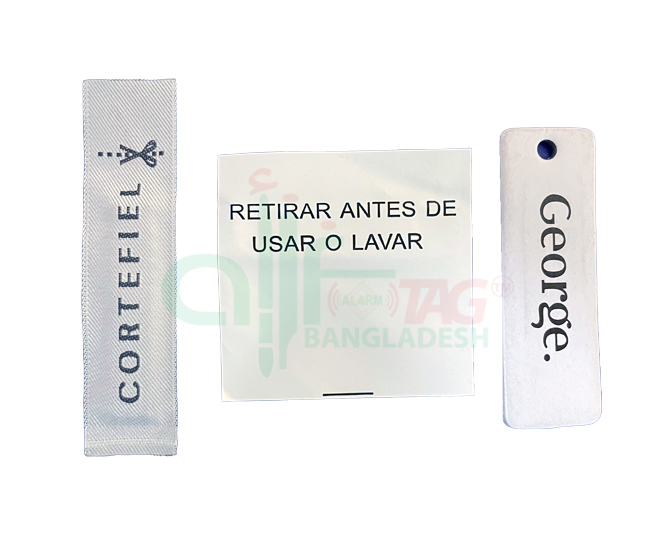 White Blank RF Label 40×40