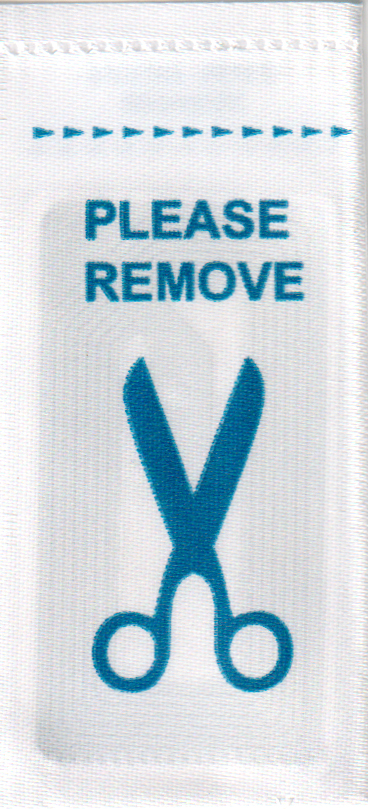 White Fabric 58kHz Label